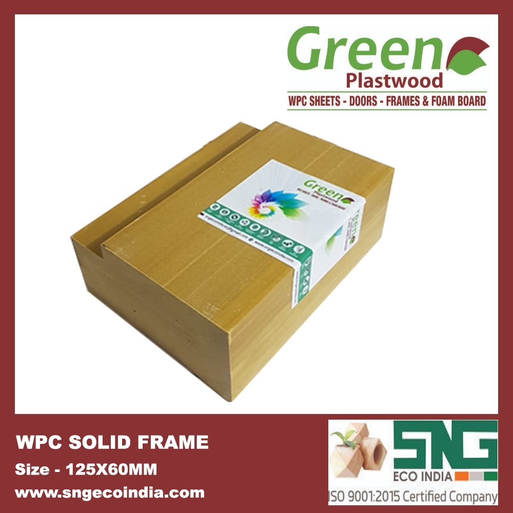 Wpc Door Frame - Color: Ivory & Brown