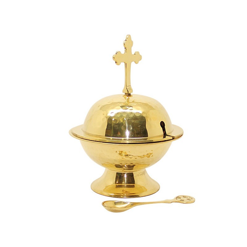 High Quality Brass Gold Censer With Boat & Chain