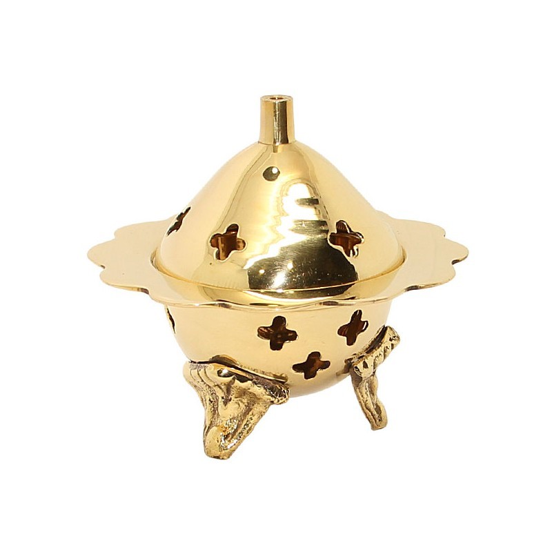 High Quality Brass Gold Censer With Boat & Chain