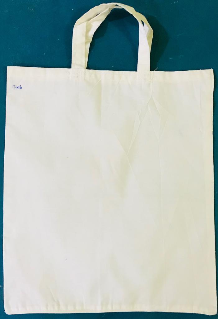 Natural Cotton Bag - Cotton Fabric | Eco-friendly, Durable Handle, Ideal For Promotional Use, Reusable, Elegant Shape