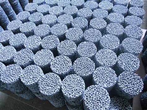 Silicon Carbide Ceramic Foam Filter - Round And Square Sizes, Exceptional Filtration Efficiency & Inclusions Reduction