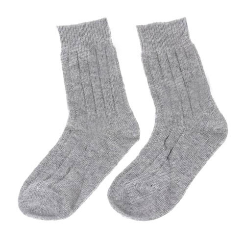 Gray Cotton Socks
