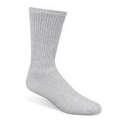 Pure Cotton Socks - Various Sizes, Gray Color | Crew Length, Casual Style, Machine Washable
