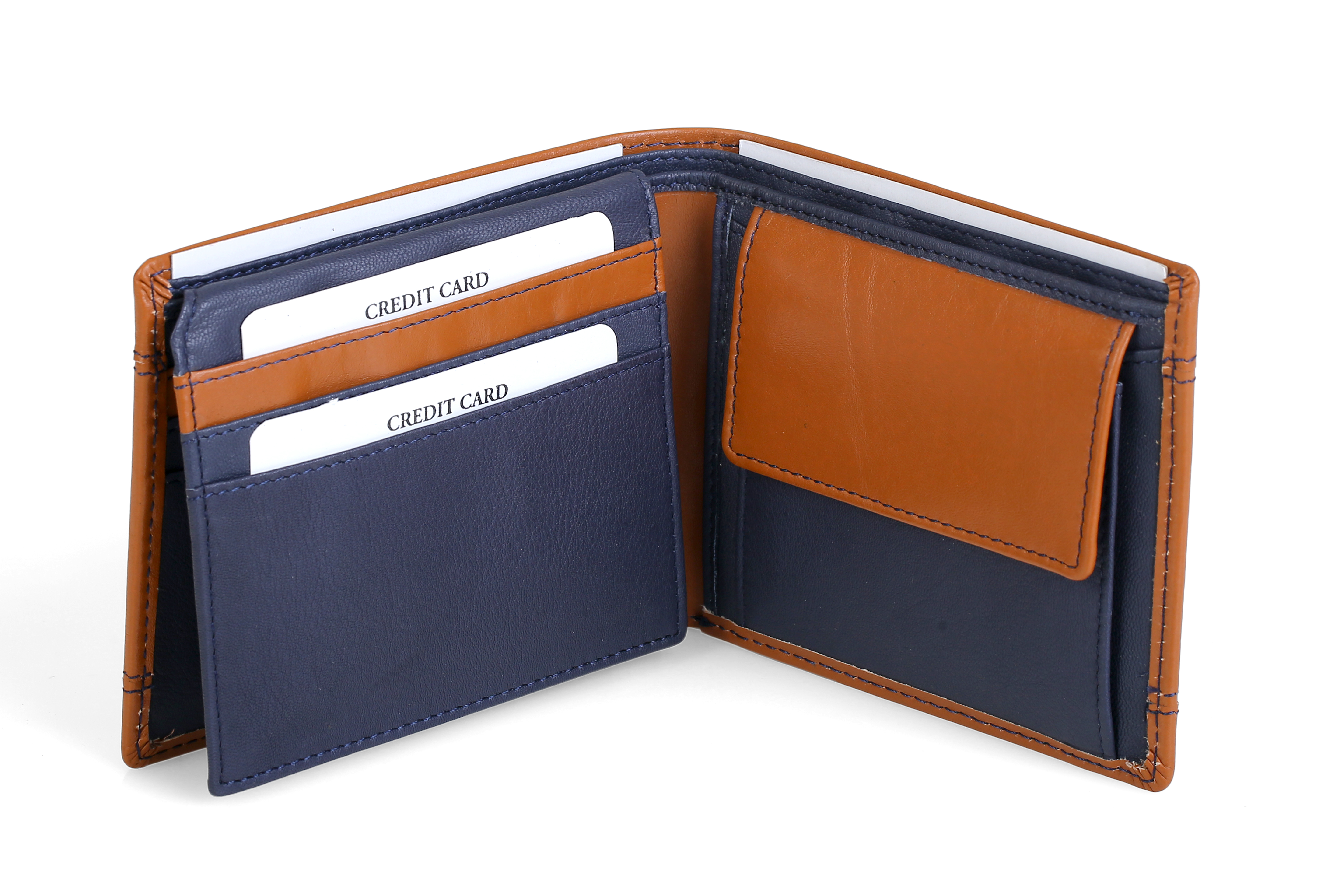 Men's Dual Colour Leather Wallet