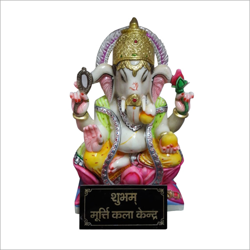 Lord Ganesha Marble Statue