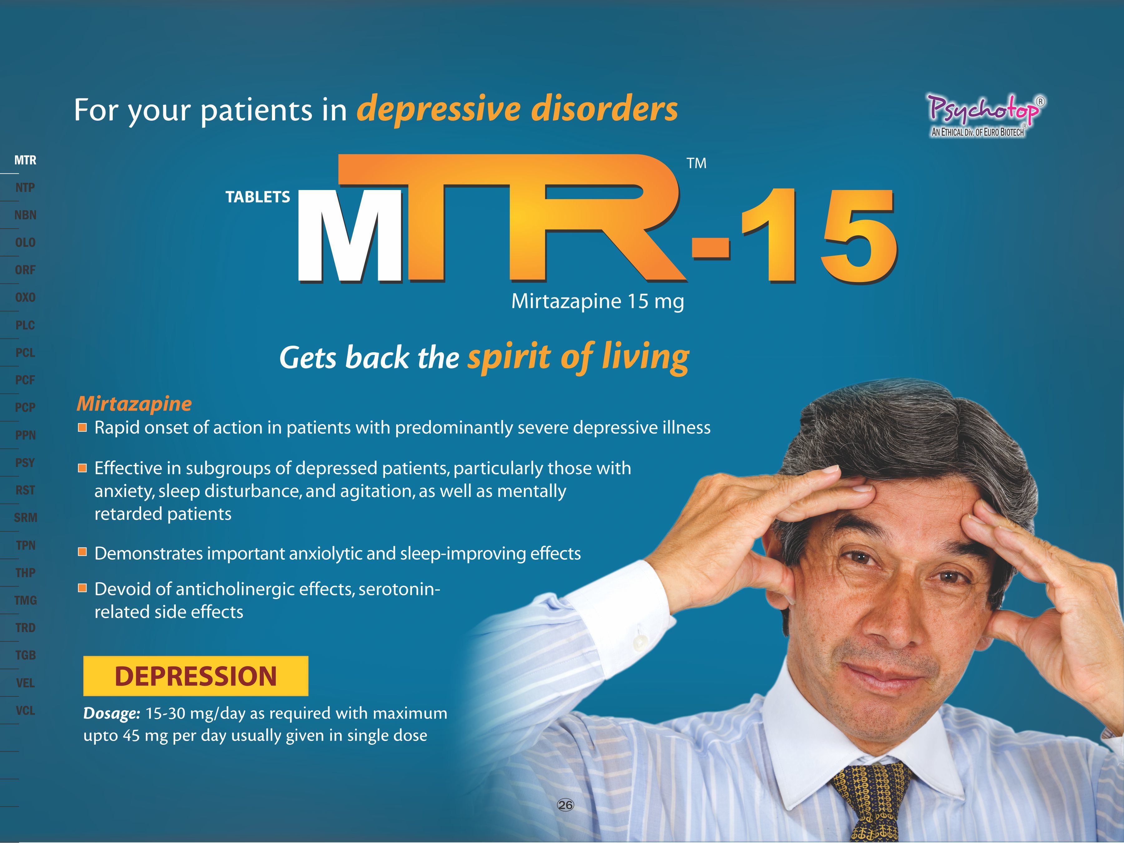 Mirtazapine 15 Mg Specific Drug
