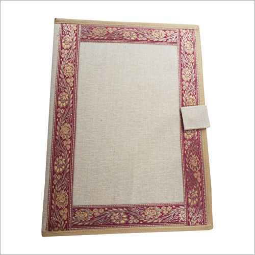 Jute Handmade File Folder - Jute Material, Multi Color, Plain Pattern | Lightweight Design for Personal Use