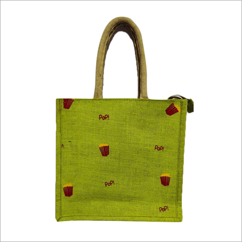 मल्टीकलर जूट फैंसी लंच बैग में उपलब्ध