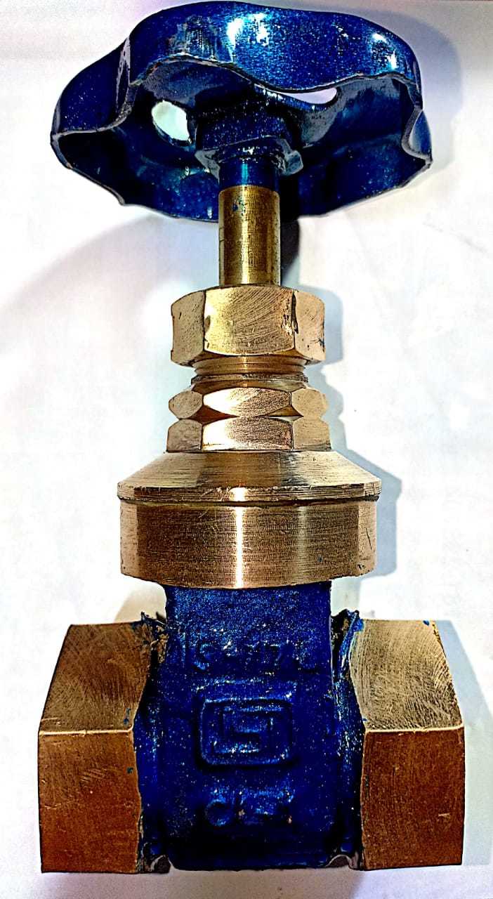 Brass Gate Valve - 15mm To 100mm Size | Corrosion Resistant, Suitable For Metal And Pex Piping