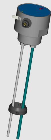 Fischer Level sensor transmitter for liquid media