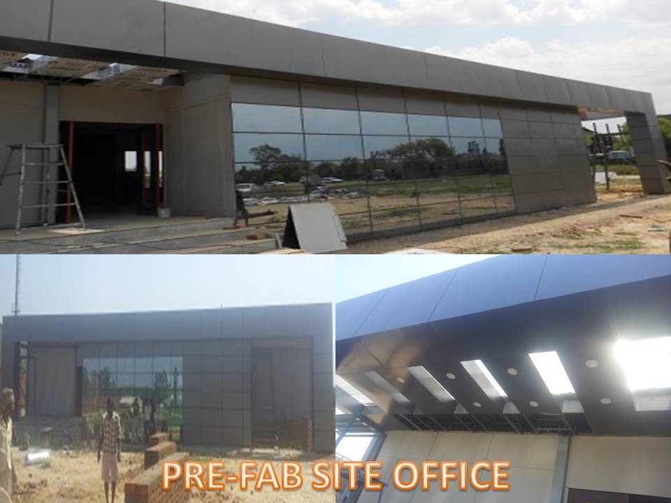 Portable Office - Fiber Silica & Particle Board, 200'x150' | Prefabricated, Modular, Durable, Cost-effective, Quick Installation, Easy Maintenance