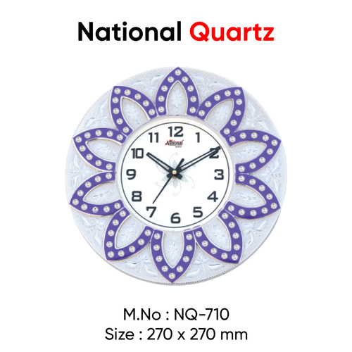 मल्टी कलर फैंसी राउंड वॉल क्लॉक