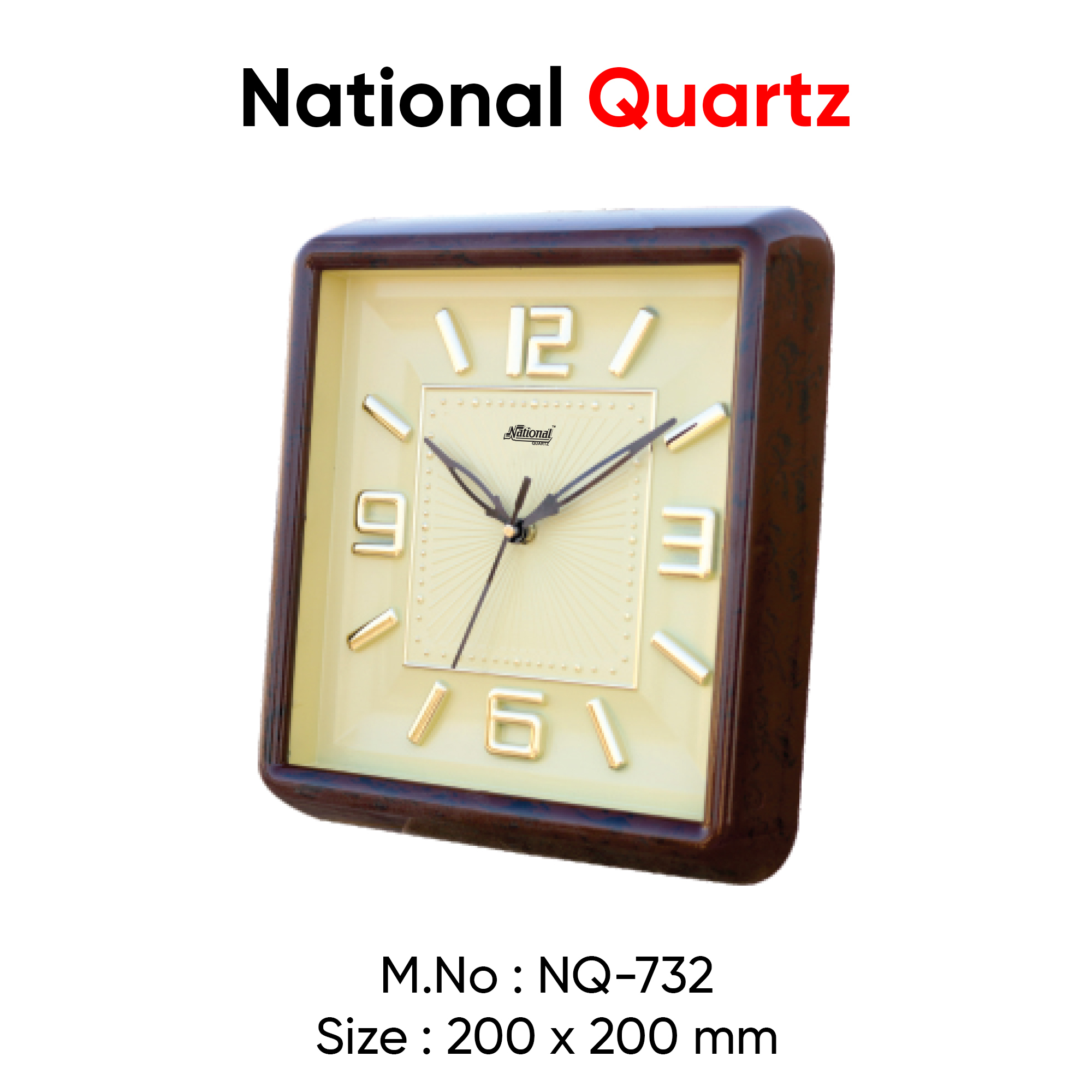 Plain Wall Clock - Abs Plastic, Small Size, Multiple Color Options | Lightweight, Highly Durable, Trendy Look, Precise Mechanism
