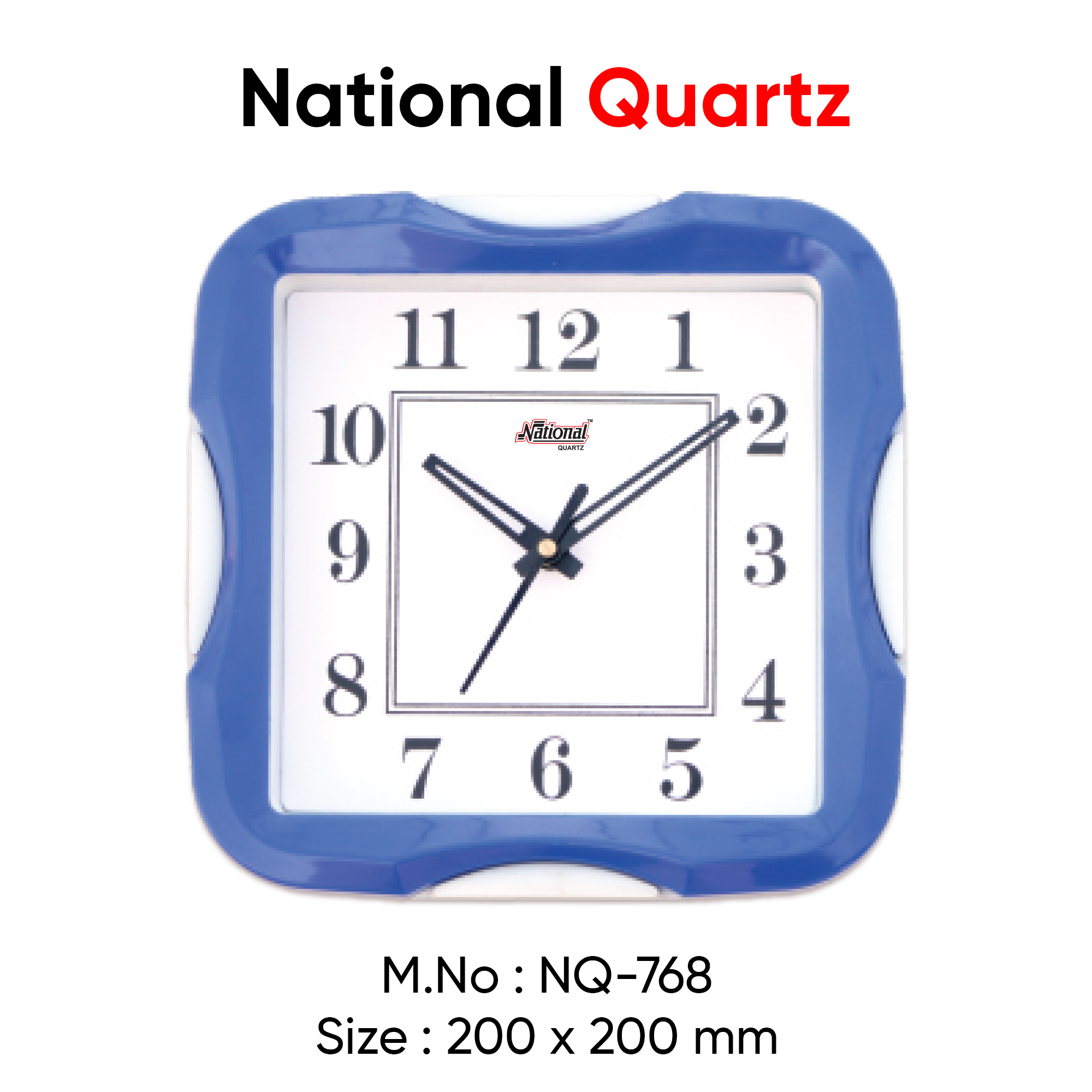 Plain Wall Clock - Abs Plastic, Small Size, Multiple Color Options | Lightweight, Highly Durable, Trendy Look, Precise Mechanism