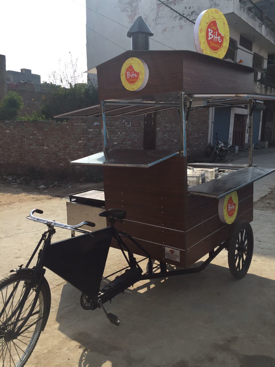 Bar-be-que On Tricycle