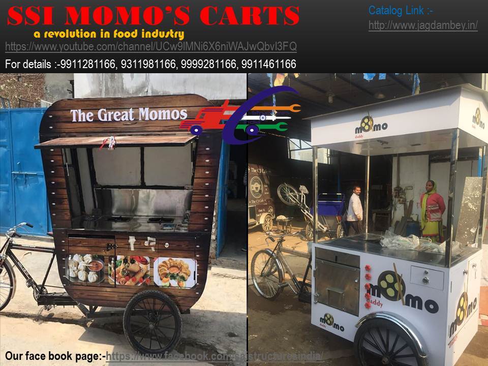 Momos Daddy - Stainless Steel, 5x3 Dimensions | One Burner, Two Deep Fryers, One Sliding Tandoor, Four Gn Pans, Mobile Kitchen With Led Lights, Easy Setup And Customizable Design, Space Saving And Efficient
