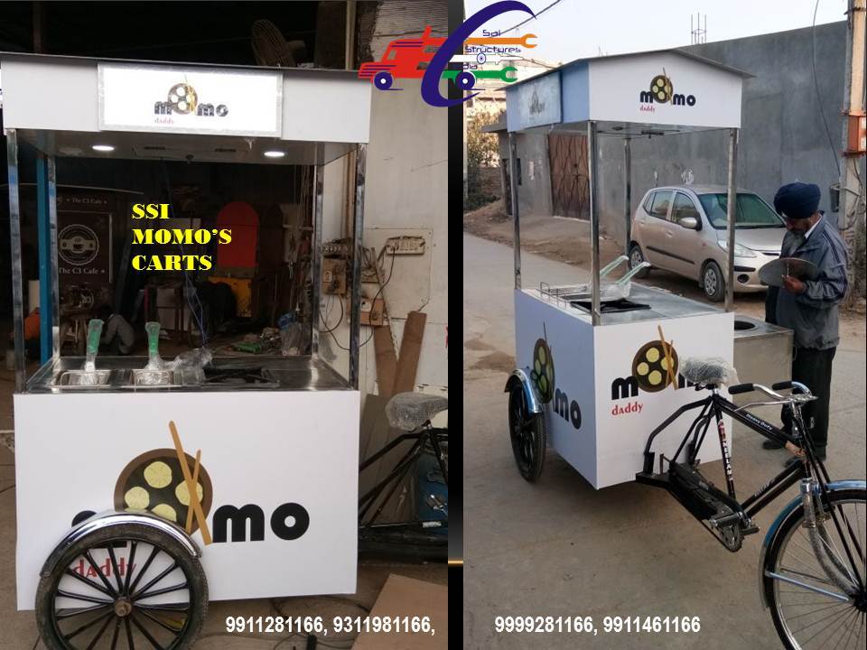 Momos Daddy - Stainless Steel, 5x3 Dimensions | One Burner, Two Deep Fryers, One Sliding Tandoor, Four Gn Pans, Mobile Kitchen With Led Lights, Easy Setup And Customizable Design, Space Saving And Efficient