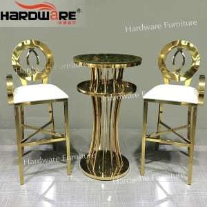 Silver Bar Stool Chair