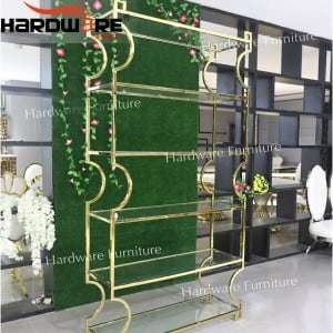 Wine Rack - Stainless Steel, Tempered Glass, Standard Size, Silver/golden/rose Golden/white, Elegant Design, Ample Storage, Easy Assembly