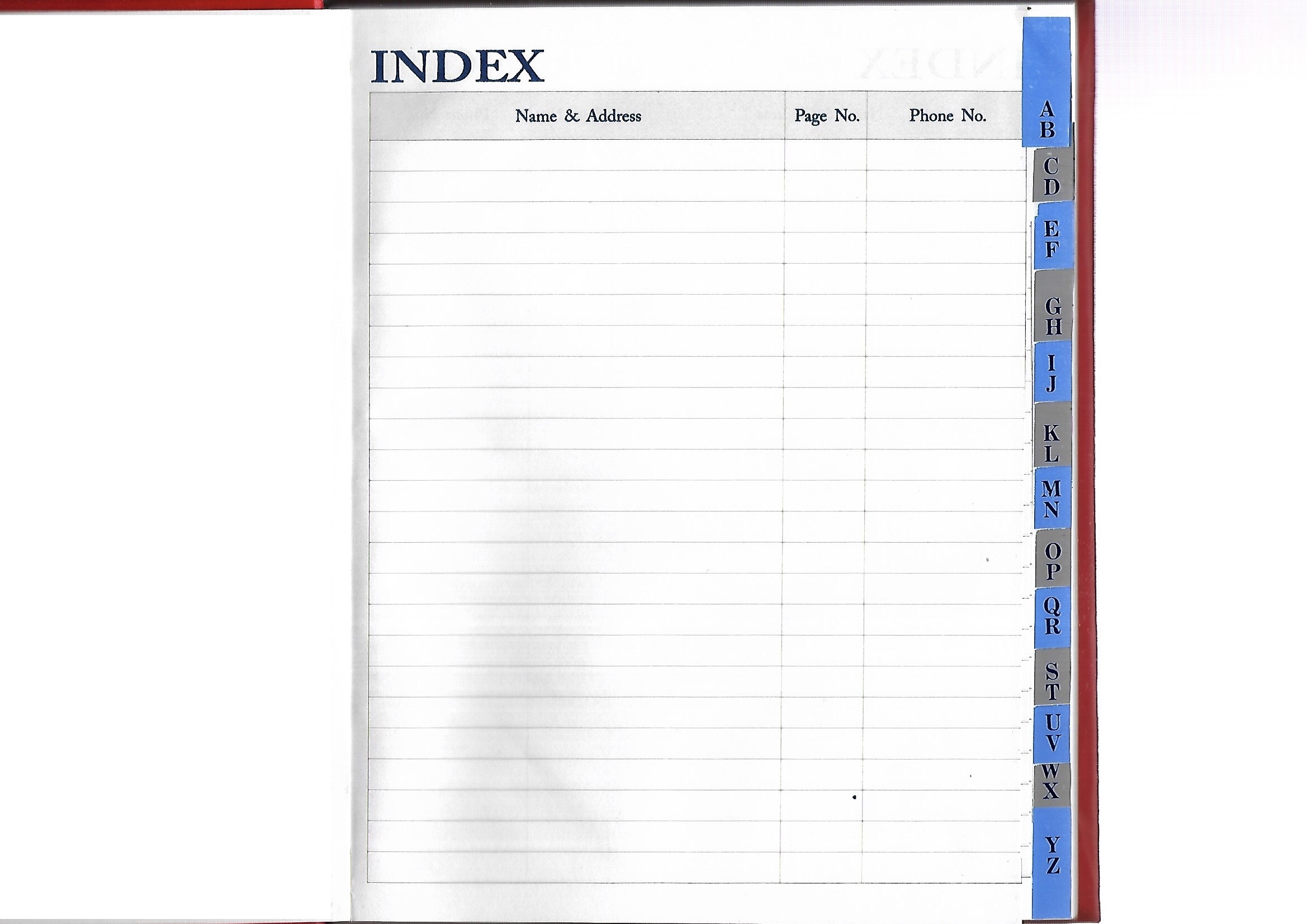 Copy Size Collection Book - 384 Pages, 6.75 X 8.25 Inches, Hard Board Cover With Golden Corners, Durable Binding For Customer Account Management