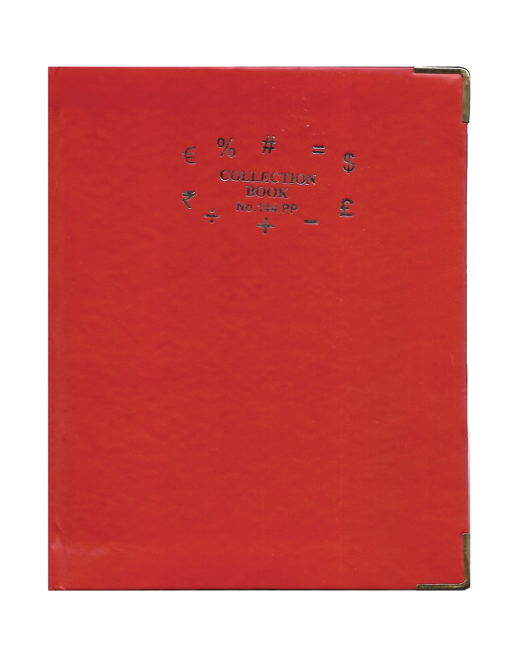 Collection Book - Hard Board Cover, 6.75 X 8.25 Inches | Durable, Premium Quality, 144 Pages For Managing Customer Accounts
