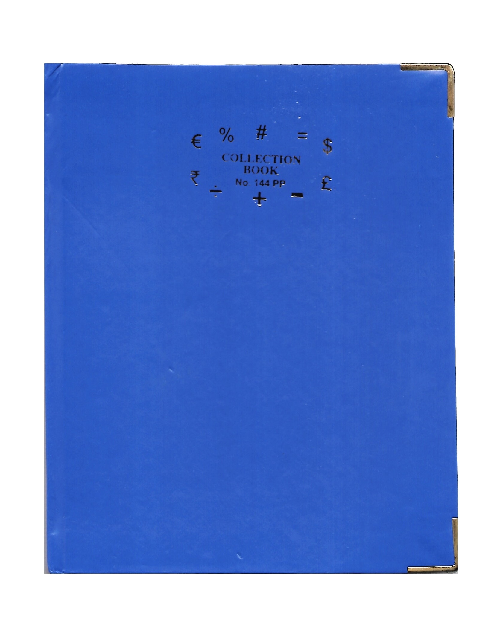 Collection Book - Hard Board Cover, 6.75 X 8.25 Inches | Durable, Premium Quality, 144 Pages For Managing Customer Accounts