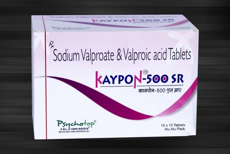 Sodium Valproate & Valproic Acid - 200 Mg, 300 Mg, 500 Mg Tablets | Migraine, Mania, Epilepsy Relief For Adults