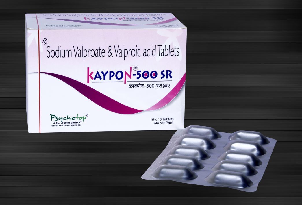 Sodium Valproate & Valproic Acid - 200 Mg, 300 Mg, 500 Mg Tablets | Migraine, Mania, Epilepsy Relief For Adults