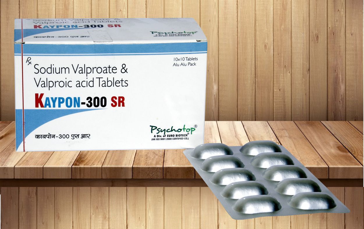 Sodium Valproate & Valproic Acid - 200 Mg, 300 Mg, 500 Mg Tablets | Migraine, Mania, Epilepsy Relief For Adults