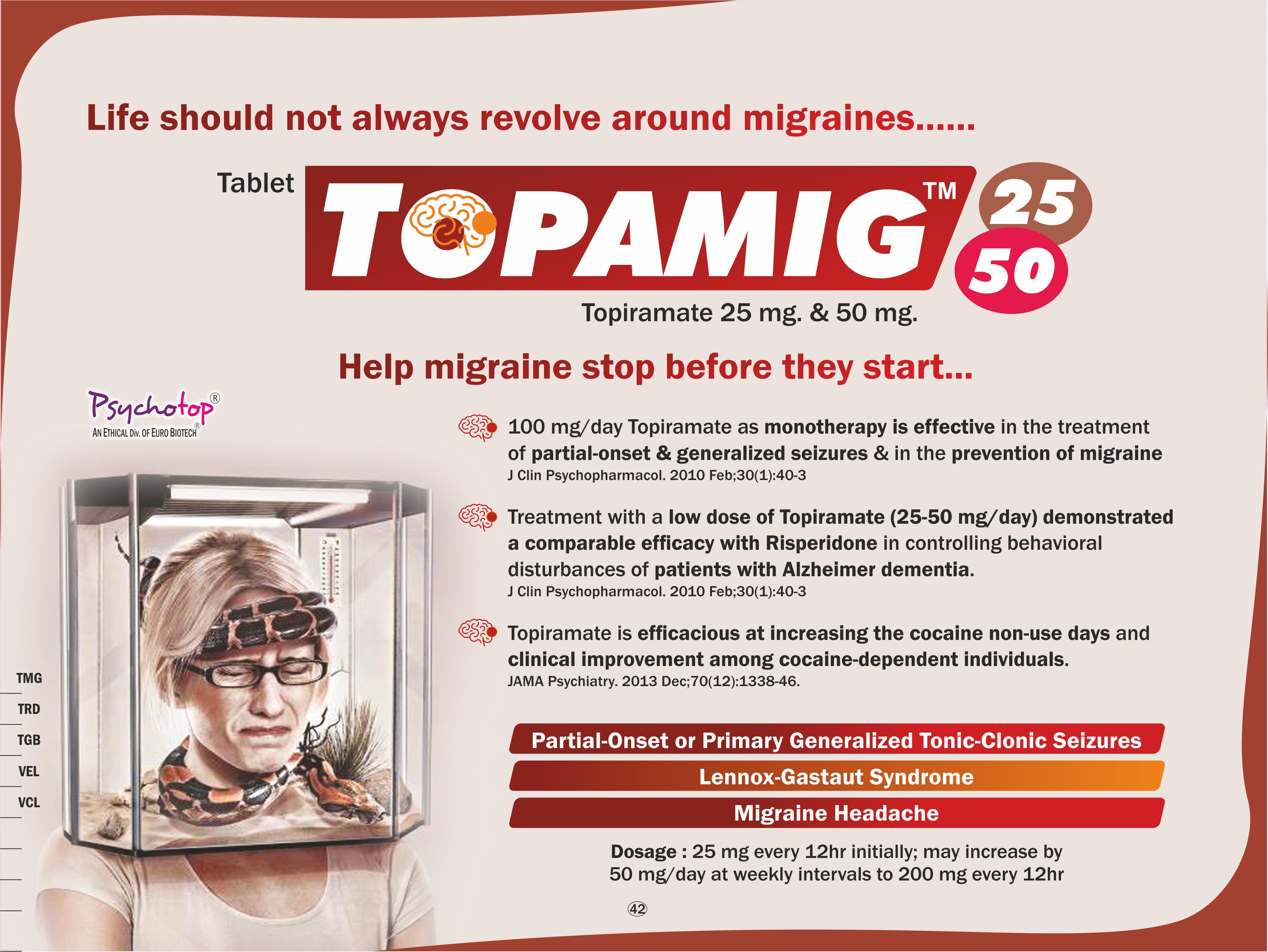 Topiramate -25 Mg & 50 Mg Specific Drug