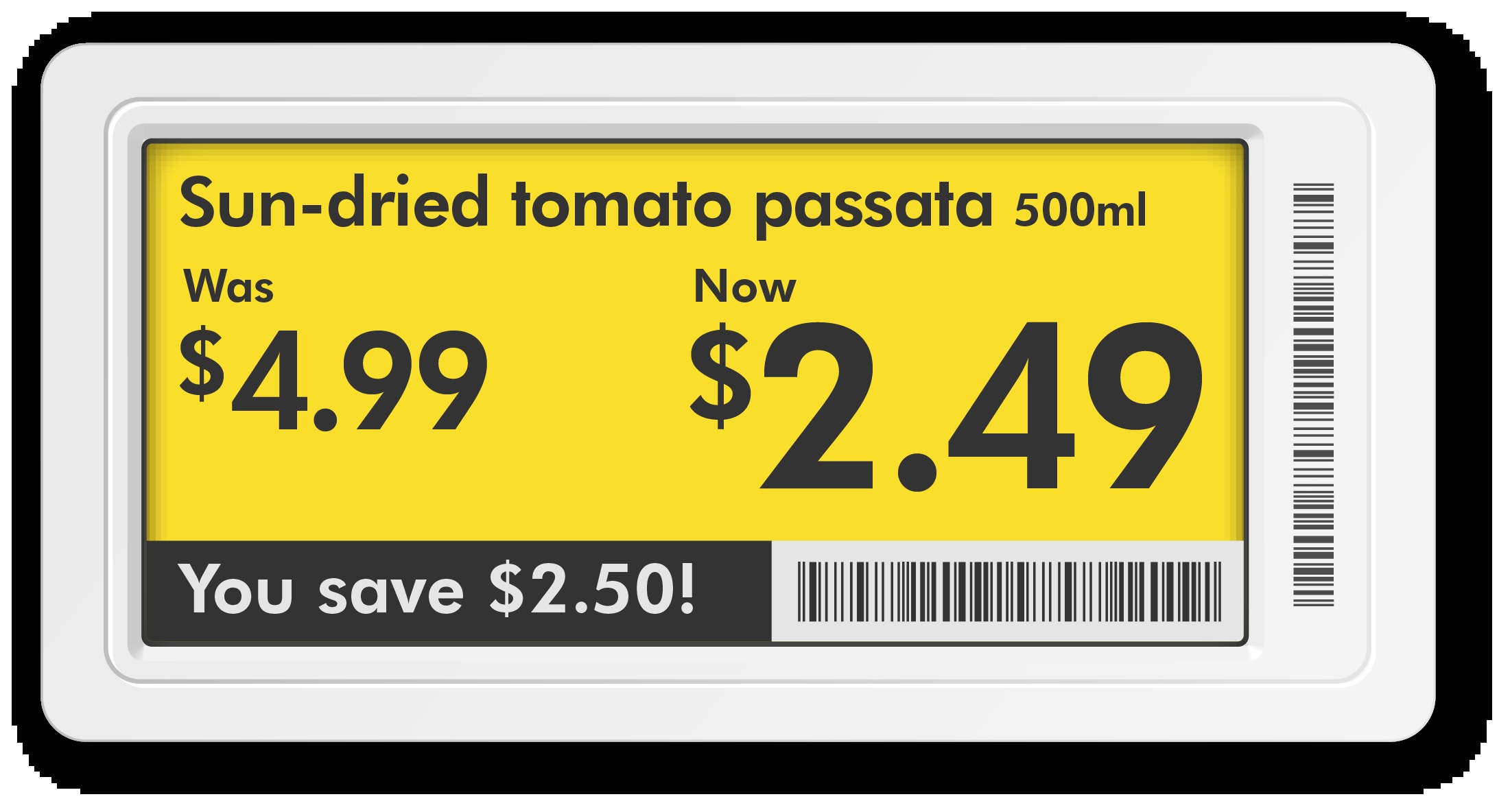 Shelf Label - Self Adhesive, Custom Shapes Available | Multicolor, High Tearing Strength, Temperature Resistant, Easy To Use