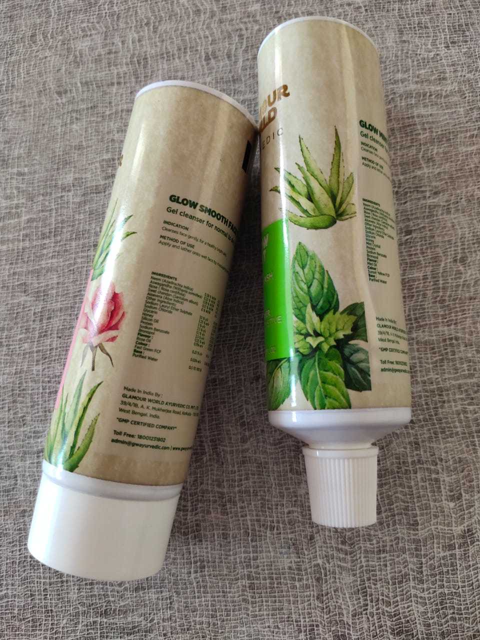 Laminated Packaging Tube - Abl Material, 35mm Diameter, 250 Micron Thickness, Customized Printing Solutions, Screw Cap, Round Shape, 100ml Volume