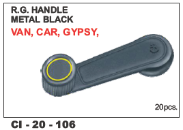 Rg Handle Metal - 4 Wheeler Compatible | Color: Black, Includes Warranty for Van, Car, Gypsy Models