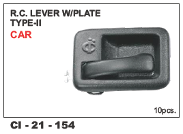 Rc Lever With Plate Type-2 For 4 Wheeler - Durable Design, Warranty Included