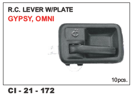 Rc Lever w/Plate Gypsy, omni L/R - 4 Wheeler | Features Warranty for Enhanced Confidence