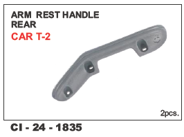 Arm Rest Handle Rear Car T-2 - Durable Plastic, Compatible with 4 Wheeler Vehicles | Warranty Included, Enhances Comfort During Travel