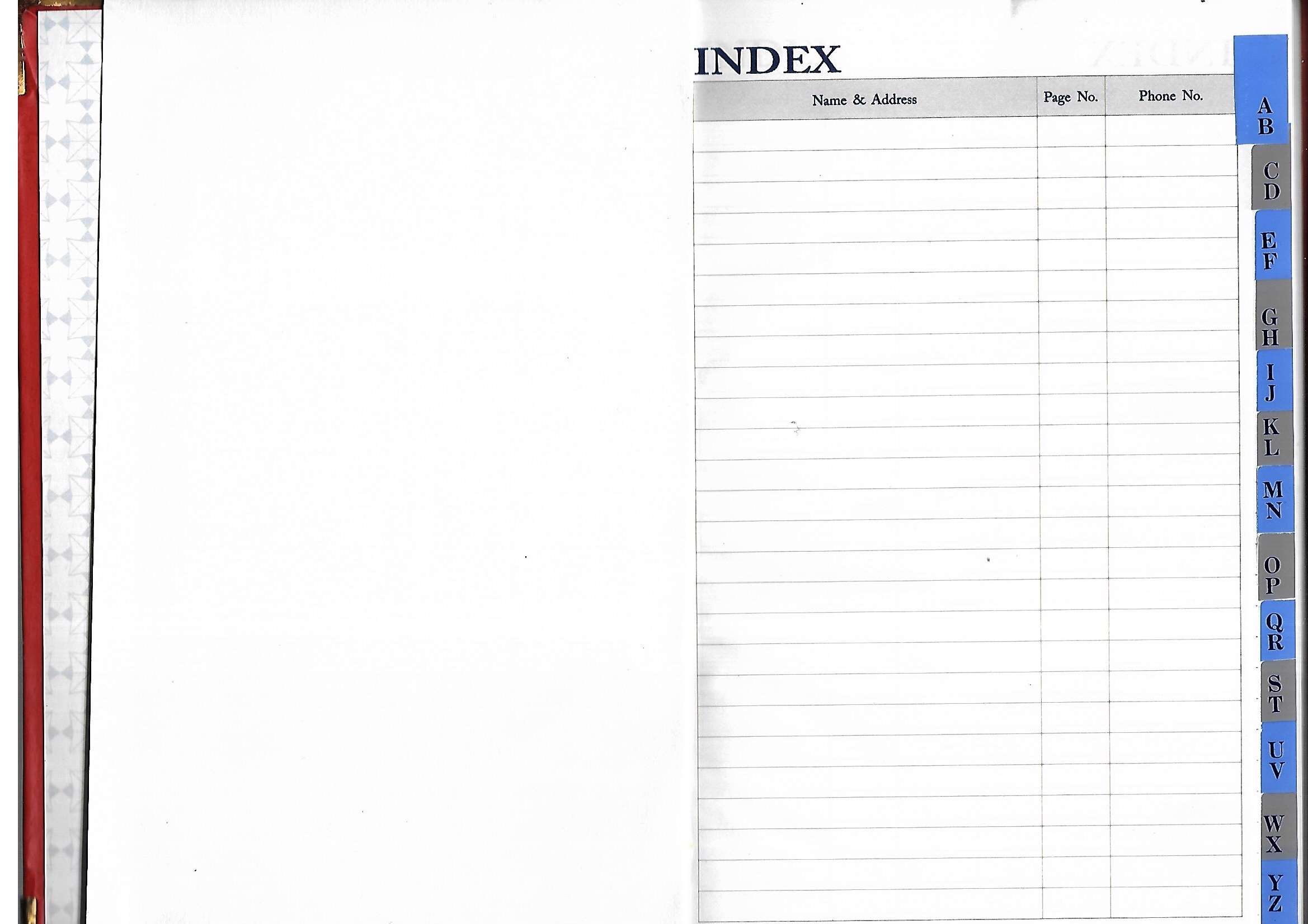 Chief Size Collection Book - 5.75 X 8.75 Inches, Hard Board Cover With Golden Corners | Durable Design For Managing Debit, Credit, Balance Accounts