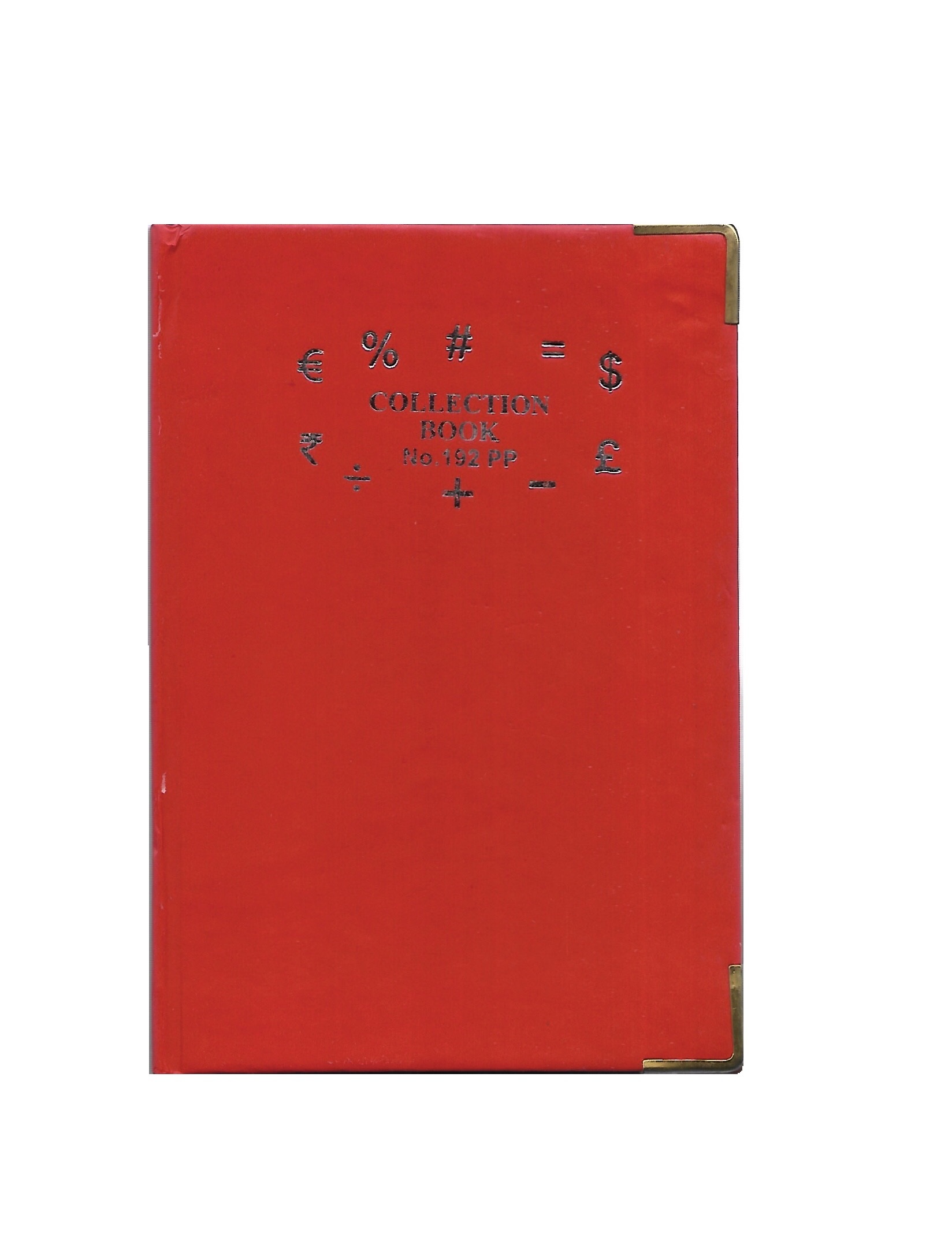 Table Size Collection Book, 70gsm, 192 Pages - Hard Board Cover, 5 X 7.25 Inches , Durable & Premium Quality For Business Account Management
