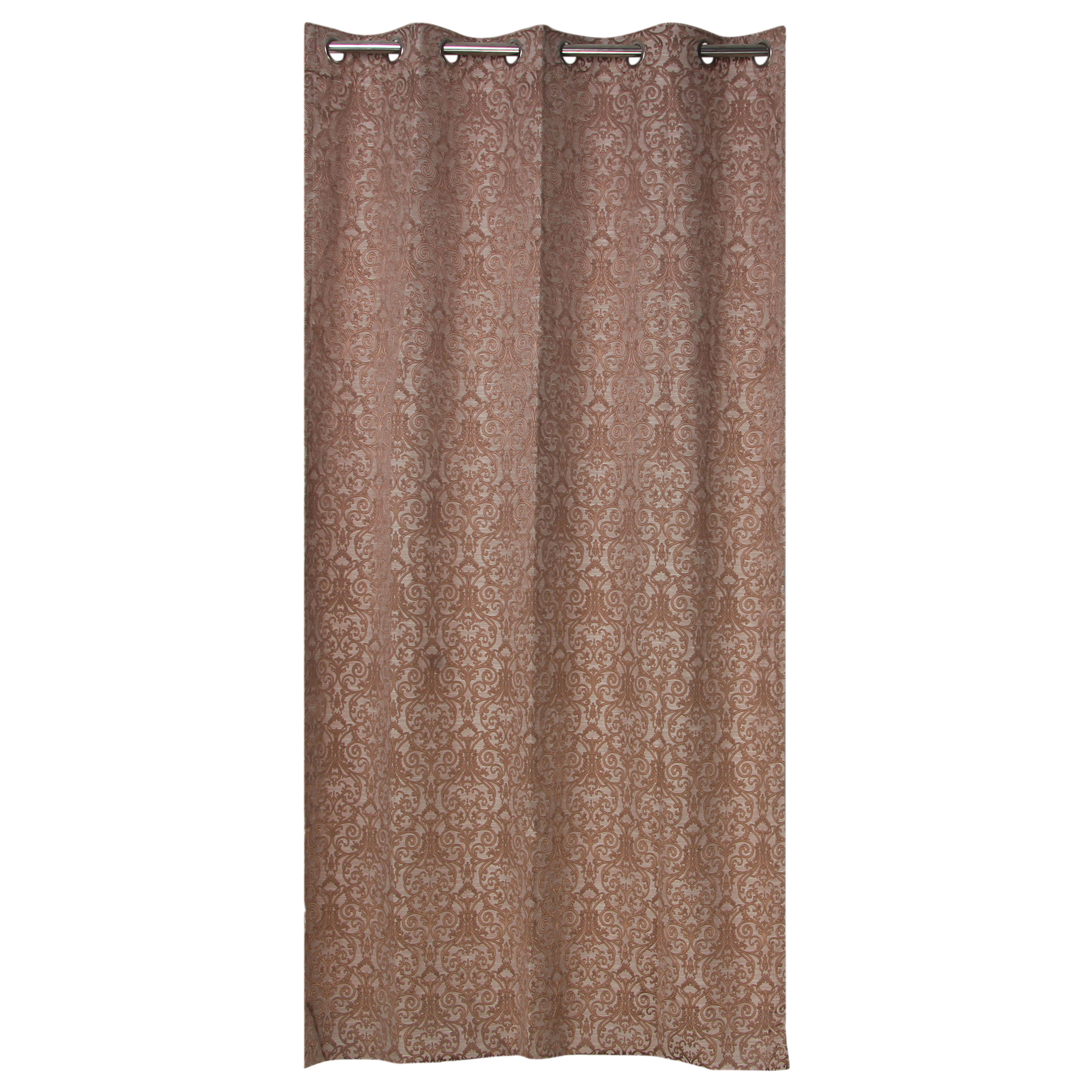 Classic Curtain - Polyester, 95x52 Inches, Beige | Machine Washable, 2 Grommet Panels, Lightweight At 1.5 Pounds
