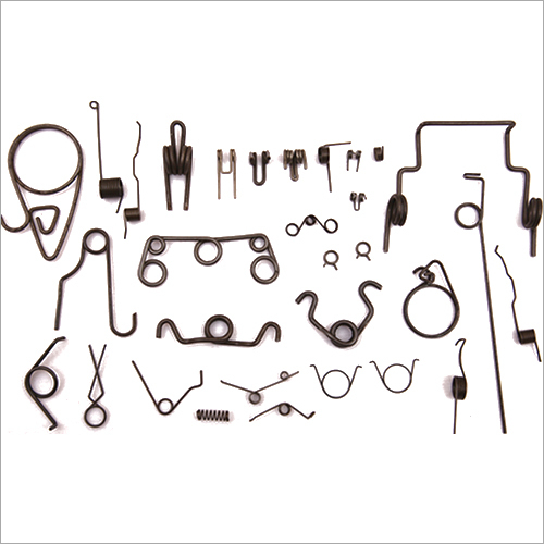 Wire Forms Spring - Metal Material, Spiral Style | Corrosion Resistant, High Flexibility, Heavy Duty Torsion Design, Varied Sizes and Shapes