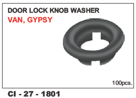 Door Lock Knob Washer - 4 Wheeler Vehicle Type | Warranty Included, Compatibility for Van and Gypsy Models