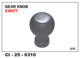 Gear Knob Swift - Durable Plastic Material, Ergonomic Design | Vehicle Type: 4 Wheeler, Warranty Included