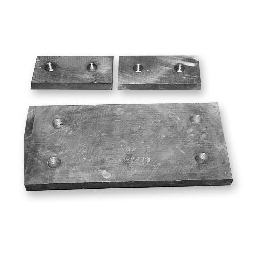 Wear Plates Pads - Copper Type Steel Plate, Square Shape, Rigid Hardness, Grey Color | Durable and Reliable Performance in Various Applications