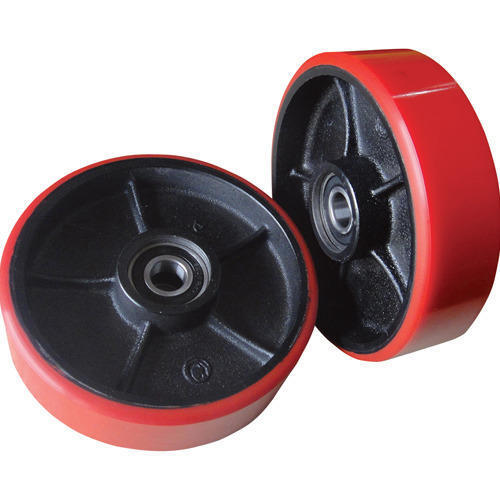 Red Trolley Wheel