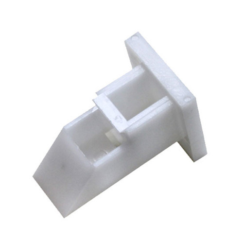 Cam Guide - Soft Plastic, Rectangular Design | White Color, Innovative Cam Shaping, Ideal for Precise Guidance and Alignment