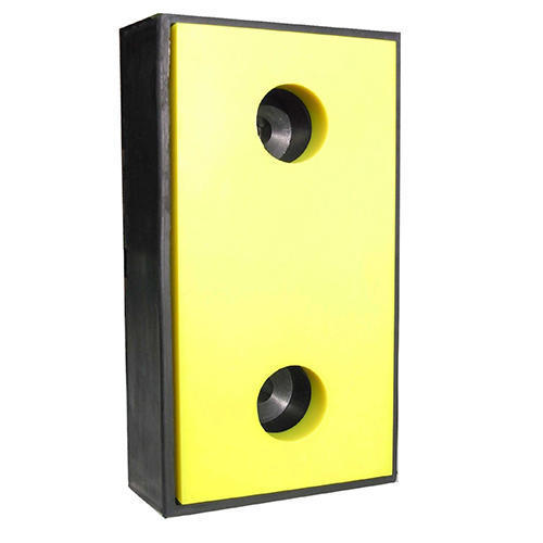 Polythene Dock Bumper - Soft PE Material, Square Shape, Yellow Color | Durable Dock Protection with Versatile Application