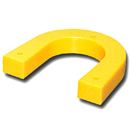 Plastic Conveyor Part - Oval Shape, Soft Plastic Material, Yellow Color | Durable Component for Efficient Conveyor Systems