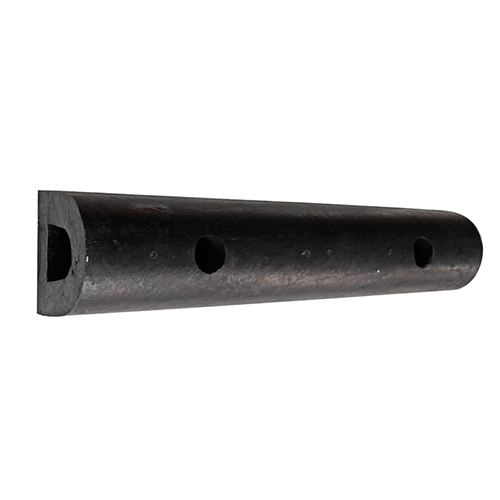 Dock Bumper Pads - Plastic Material, Round Shape | Soft Black Padding for Enhanced Dock Protection