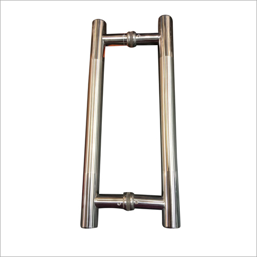 Silver Glass Door Handle