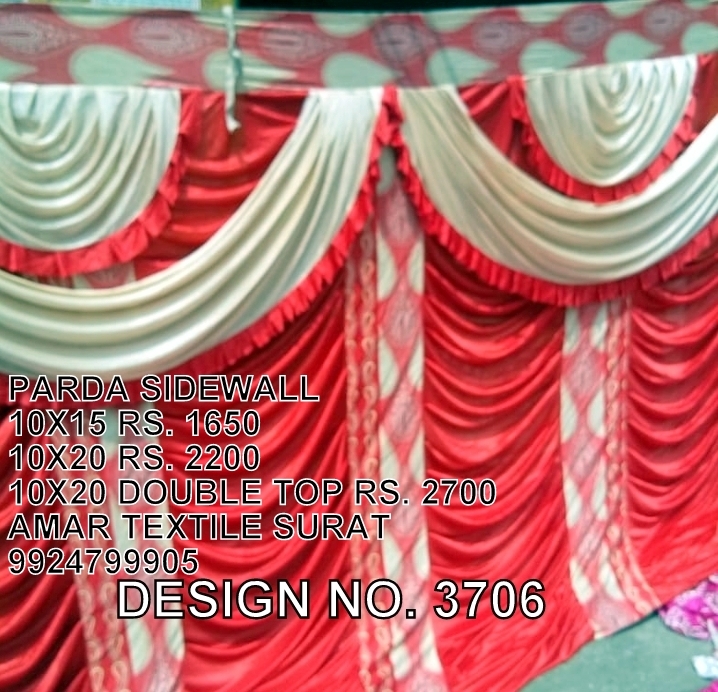 Wedding Parda Design - Lycra 10x15 Ft, All Colors | Exceptionally Soft, Lightweight, Stain & Wrinkle Resistant, Washable, 10 Density, Embroidered & Printed Patterns